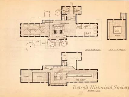 Blueprint - Fort Wayne - Medical Museum, Detroit, Michigan