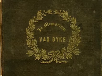 Book - In Memoriam Van Dyke