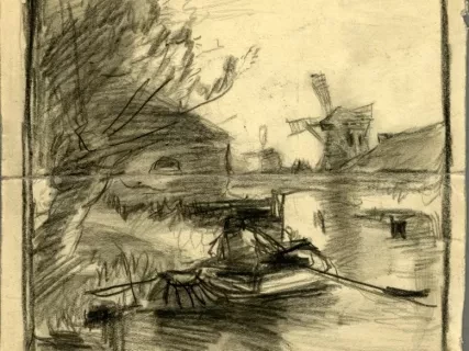 Drawing - Backwater