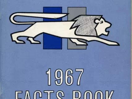 Booklet - 1971 Lions Facts Book