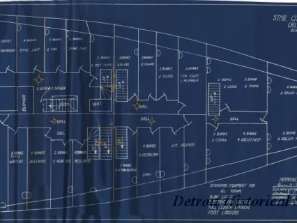 Blueprint - Stmr. City of Cleveland III,
Orlop Deck