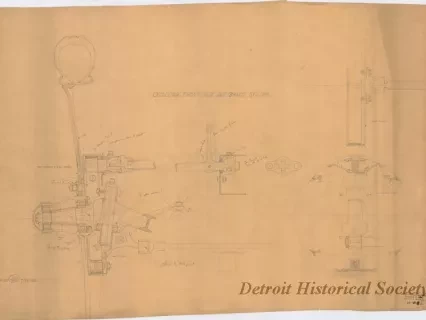 Drawing, Technical - Cyclecar Front Hub and Brake System