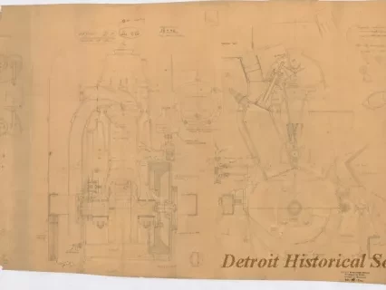 Drawing,Technical - Layout 2F [Cyclecar engine]