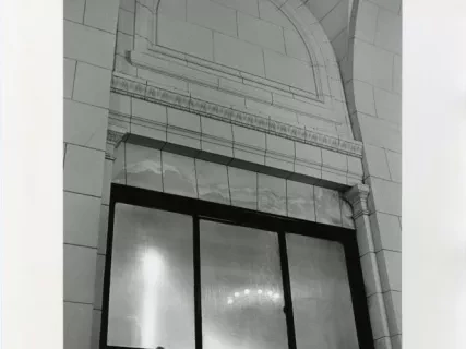Print, Photographic - Michigan Central Train Depot, "Drugs, Cigars, Candies"