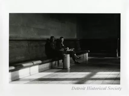 Print, Photographic - Michigan Central Train Depot, Mens Lounge