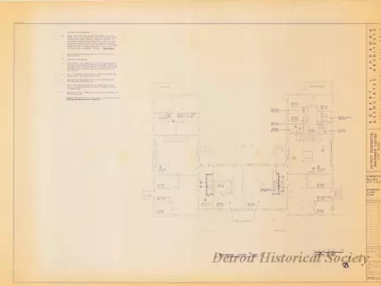 Blueprint - Detroit Residential Manpower Center
Fort Wayne, Detroit, Michigan