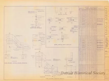 Blueprint - Detroit Residential Manpower Center
Fort Wayne, Detroit, Michigan