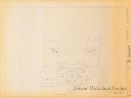 Blueprint - Detroit Residential Manpower Center
Fort Wayne, Detroit, Michigan