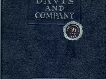Book - Complete Catalog of the Products of the Laboratories of Parke, Davis & Co.