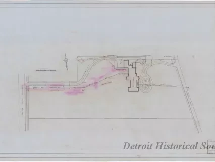 Drawing, Architectural - Residence of Roy Chapin, Esq., Grosse Pointe Farms, Michigan,
Record Map of Mechanical Equipment