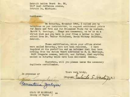 Correspondence