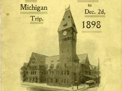 Schedule - Detroit Merchants and Manufacturers First Michigan Trip