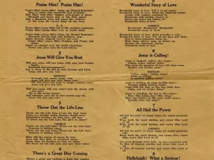 Sheet, Song