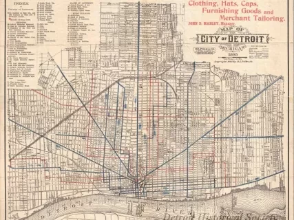 Map - Map of the City of Detroit