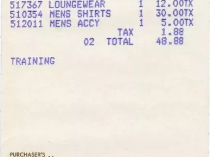Receipt
