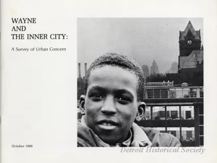 Booklet - Wayne and the Inner City: A Survey of Urban Concern
