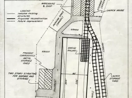 Plan, Site - Proposed Reconstruction at Fort Wayne