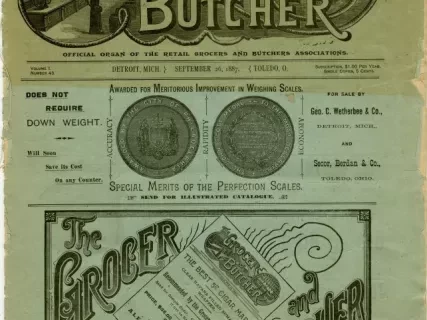 Journal - The Grocer and Butcher, Vol. 1, No. 43.