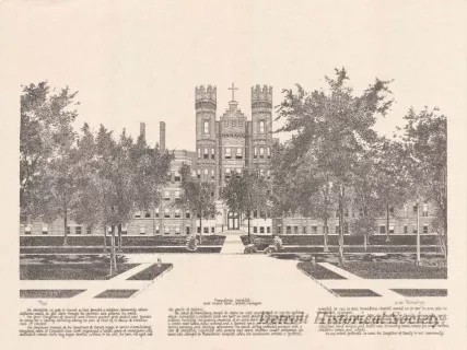 Print - Providence Hospital,
West Grand Boulevard, Detroit