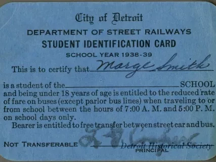 Card, Identification