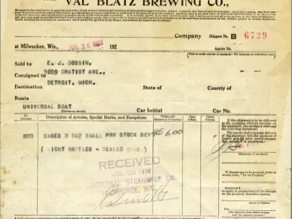 Bill of Lading