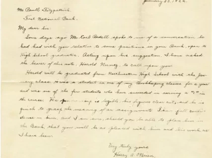 Letter, Recommendation