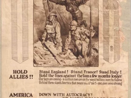 Poster - Courage, Comrades, I'm Coming
