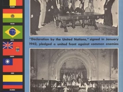 Poster - We Are United Nations - Teamwork For Victory