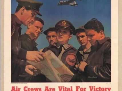Poster - Keep 'Em Flying!
Air Crews Are Vital For Victory