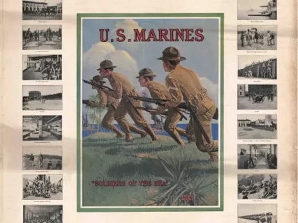 Poster - U. S. Marines, Soldiers of the Sea