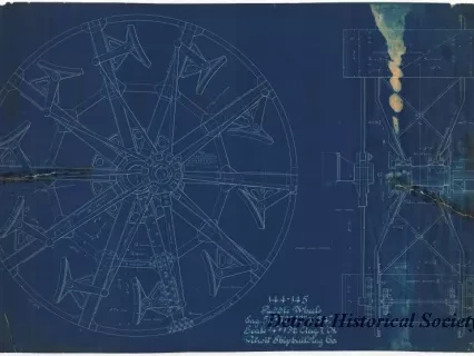 Blueprint - 144-145, Paddle Wheels
[SS Eastern States and SS Western States]