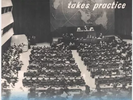 Poster - PEACE takes practice