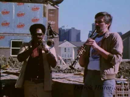 Film, Motion Picture - Rich Cutaways
Trumpet & Clarinet - Corktown
"Neighborhoods"
Rolls 1,2 &3 w/o #'s
3 - 16 mm (7384) Workprints Only
Cust. Camera Logs