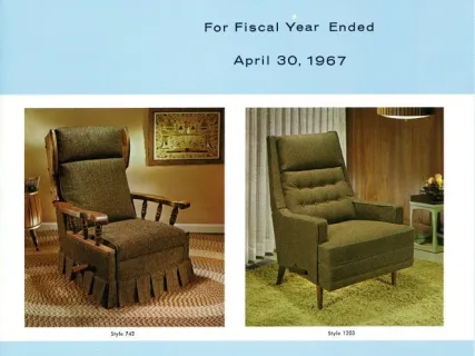 Report, Annual - Annual Report, 
Fiscal Year April 30, 1967
La-Z-Boy Chair Company