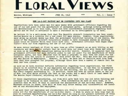 Newsletter - La-Z-News & Floral Views
