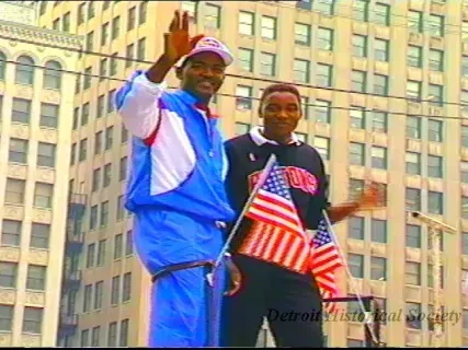 U-Matic - Pistons Parade, 6-15-89, Hand Held Crowd Shots, #4