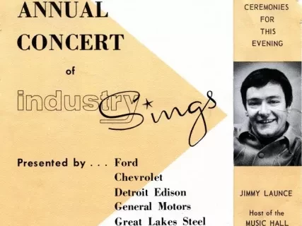 Program - Twelfth Annual Concert of Industry Sings