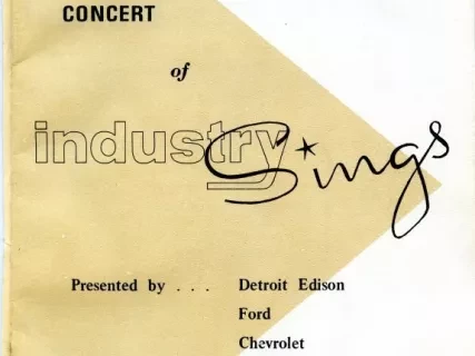 Program - Fifteenth Annual Concert of Industry Sings