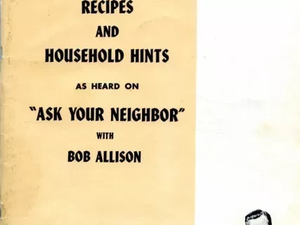 Booklet - Recipes and Household Hints