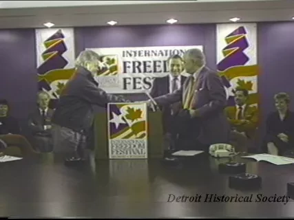 U-Matic - Freedom Festival Press Conference Mayor Office, 4-9-90