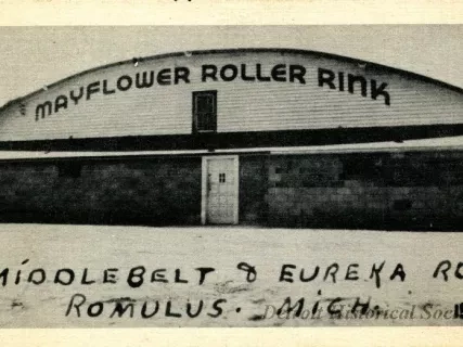 Postcard - Mayflower Roller Rink