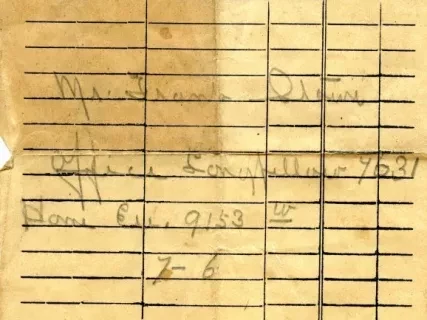Receipt - Fisher Wall Paper Co.