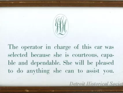 Sign, Informational