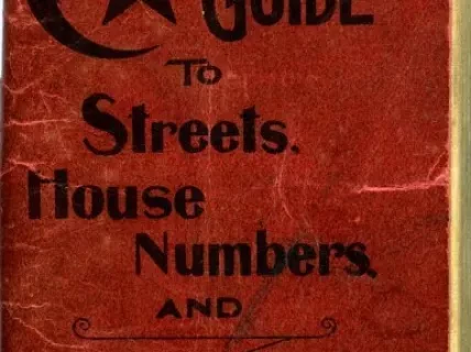 Guidebook - Guide to Streets, House Numbers, and Electric Car Routes of Detroit