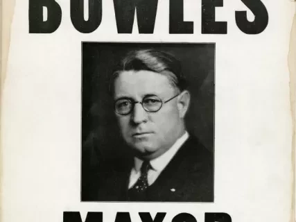 Poster, Political - Elect Charles Bowles Mayor