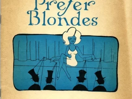 Program, Theater - Gentlemen Prefer Blondes