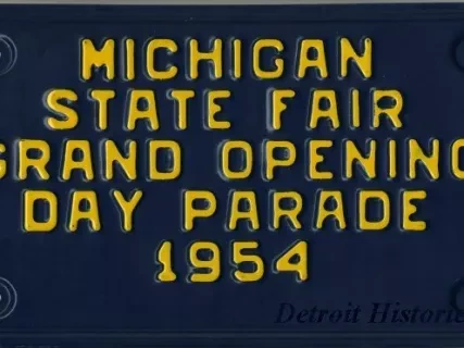 Plate, License