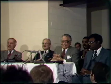 U-Matic - 12-15-83
Mayor Young - Lee Iaccoca
Holy Cross Baptist Church
$100,000 Contribution