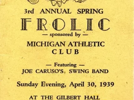 Booklet - 3rd Annual Spring Frolic