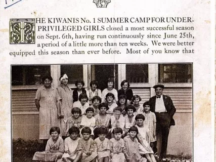 Brochure - A Sample of the Work Kiwanis No. 1 is doing for Humanity